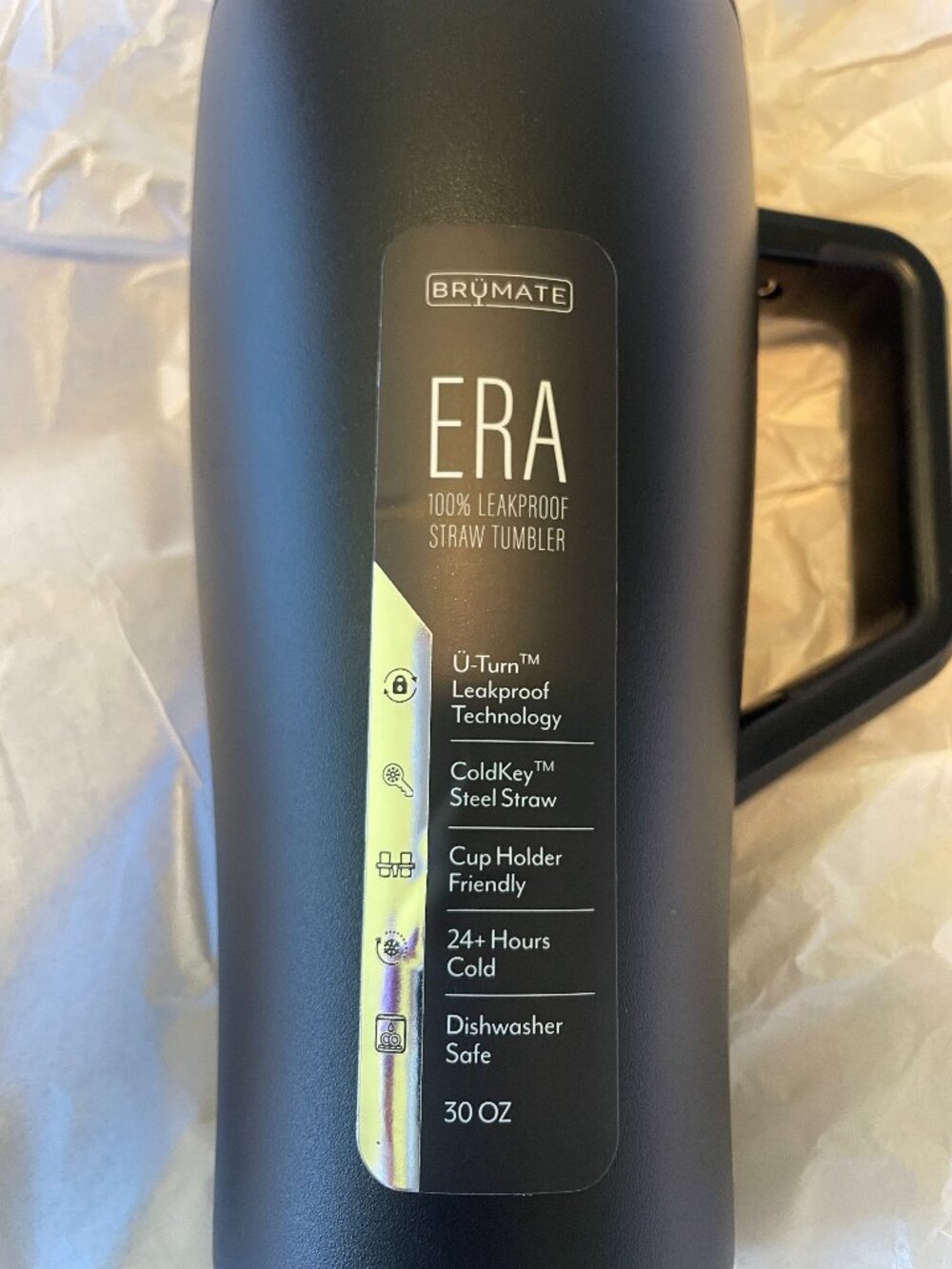 BNIB Brumate Era 30 oz Tumbler with leakproof Straw, Nightfall Blue